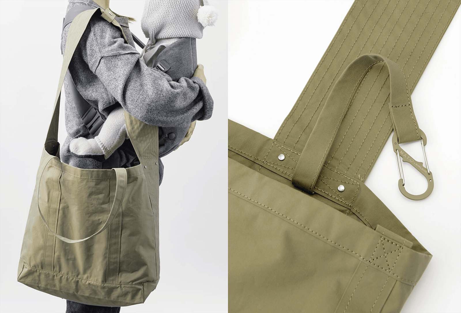 CONTAINER TOTE BAG PUFFER SILVER