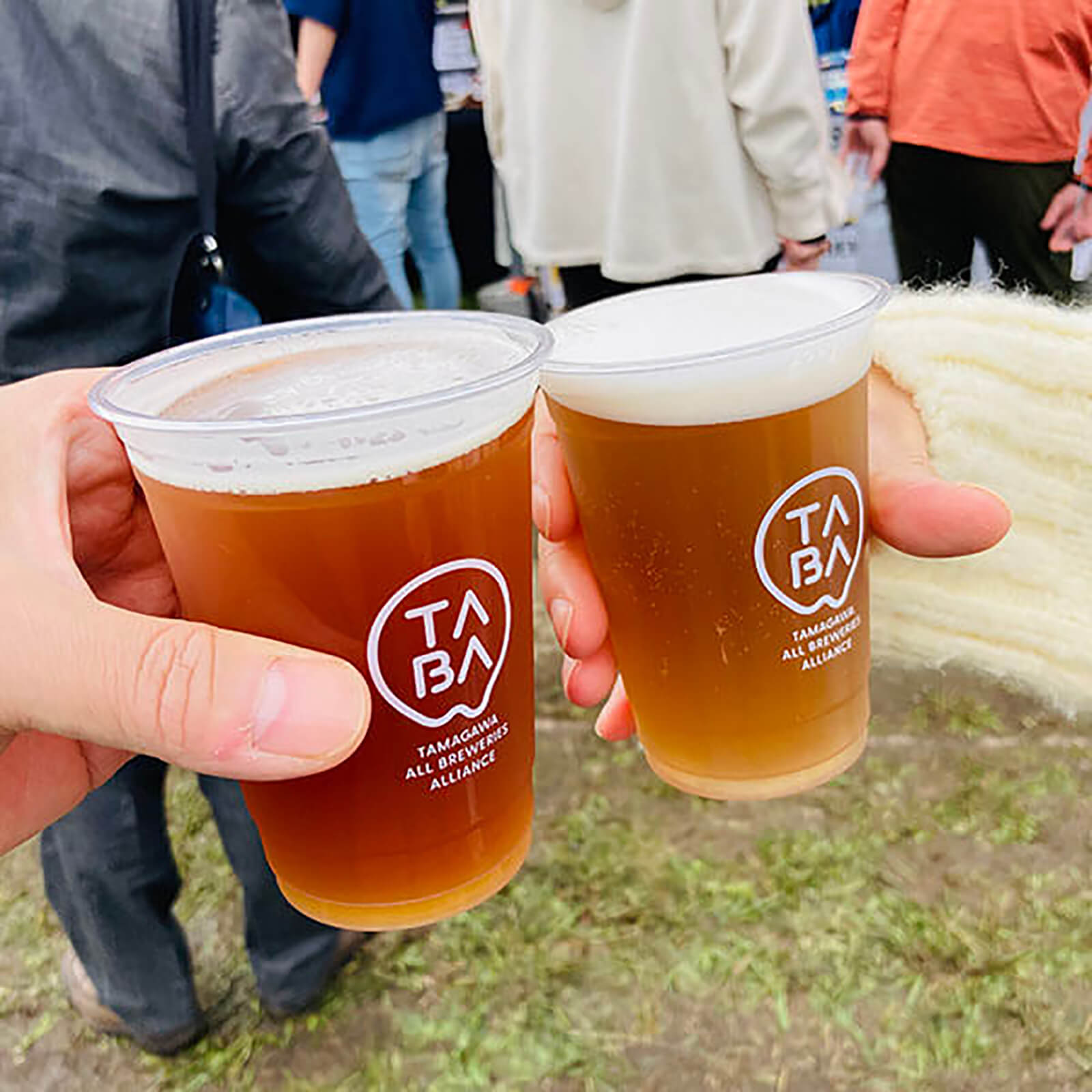 家族で多摩川のクラフトビールフェアへ。