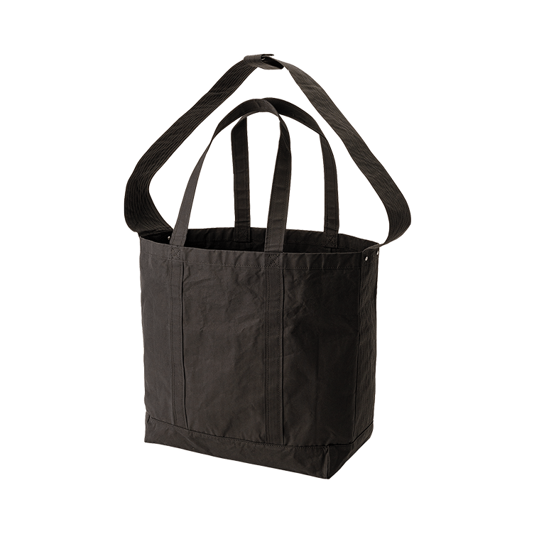 CONTAINER TOTE BAG L # BLACK